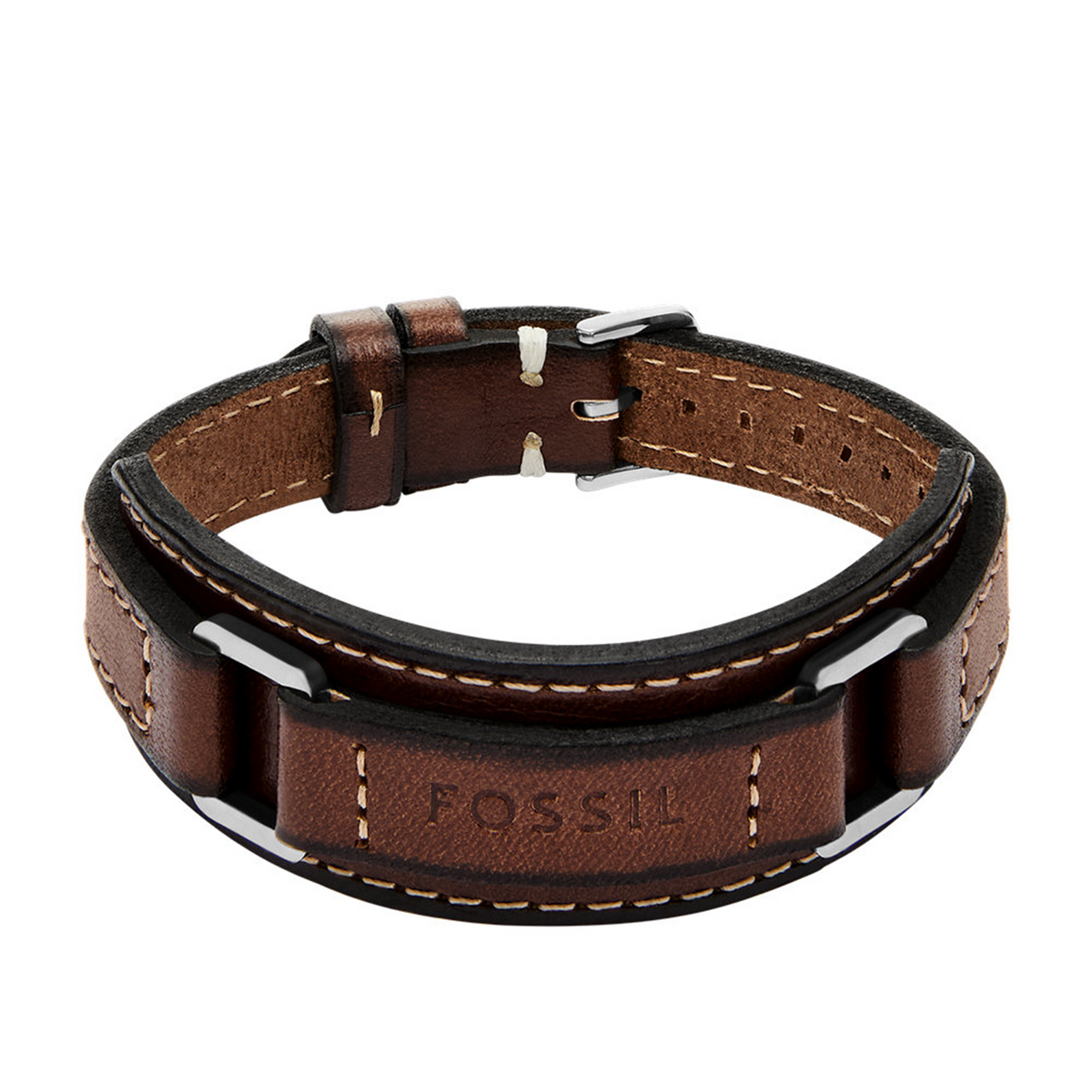Fossil Machine Leather Bracelet JF04941040