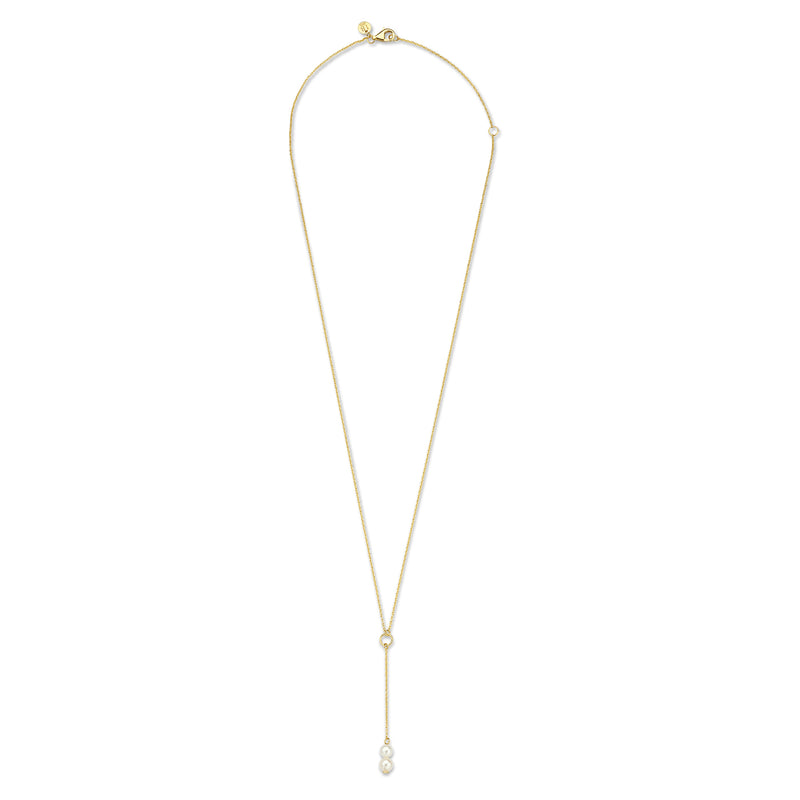 Isabel Bernard Belleville Luna 14 Karaat Gouden Collier IB340024 (Lengte: 40.00-45.00 cm)-zoom-