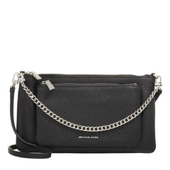 Michael Kors Pckt Black Leather Crossbody bag 2001-A0629563