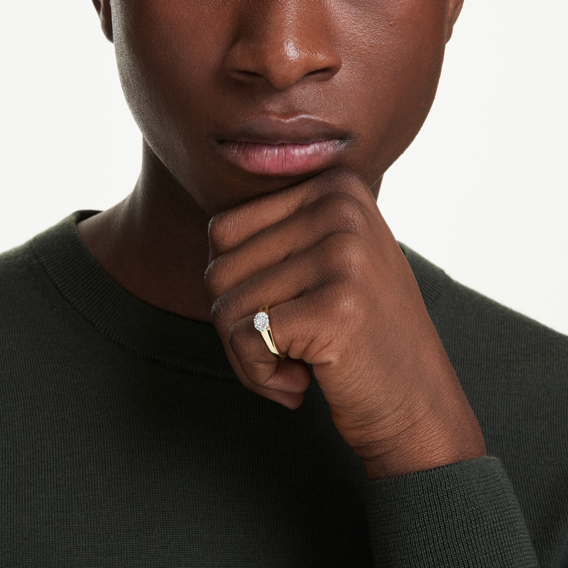 Swarovski Dextera Gold Coloured Ring 5732852-zoom-