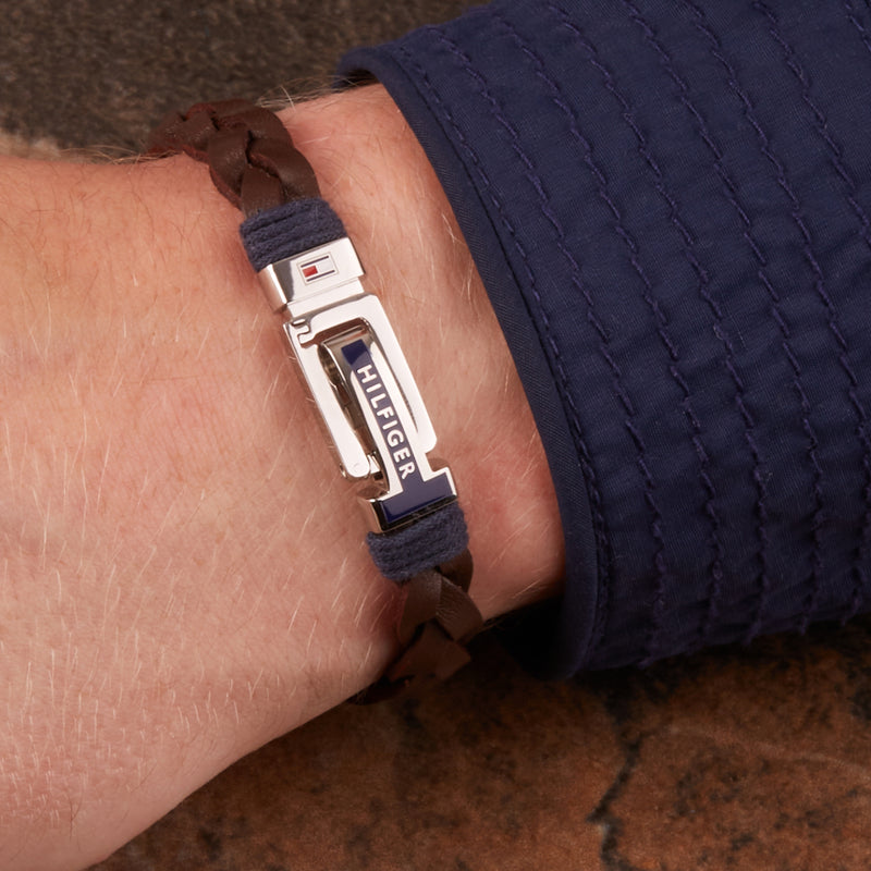 Tommy Hilfiger Bruine Armband TJ2790309 (Lengte: 21.00 cm)-zoom-