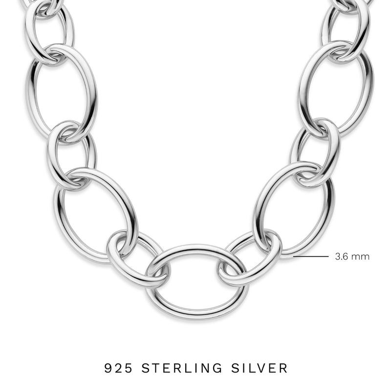 Parte Di Me Bibbiena Poppi Adriane 925 Sterling Zilveren Schakelketting PDM34099-zoom-
