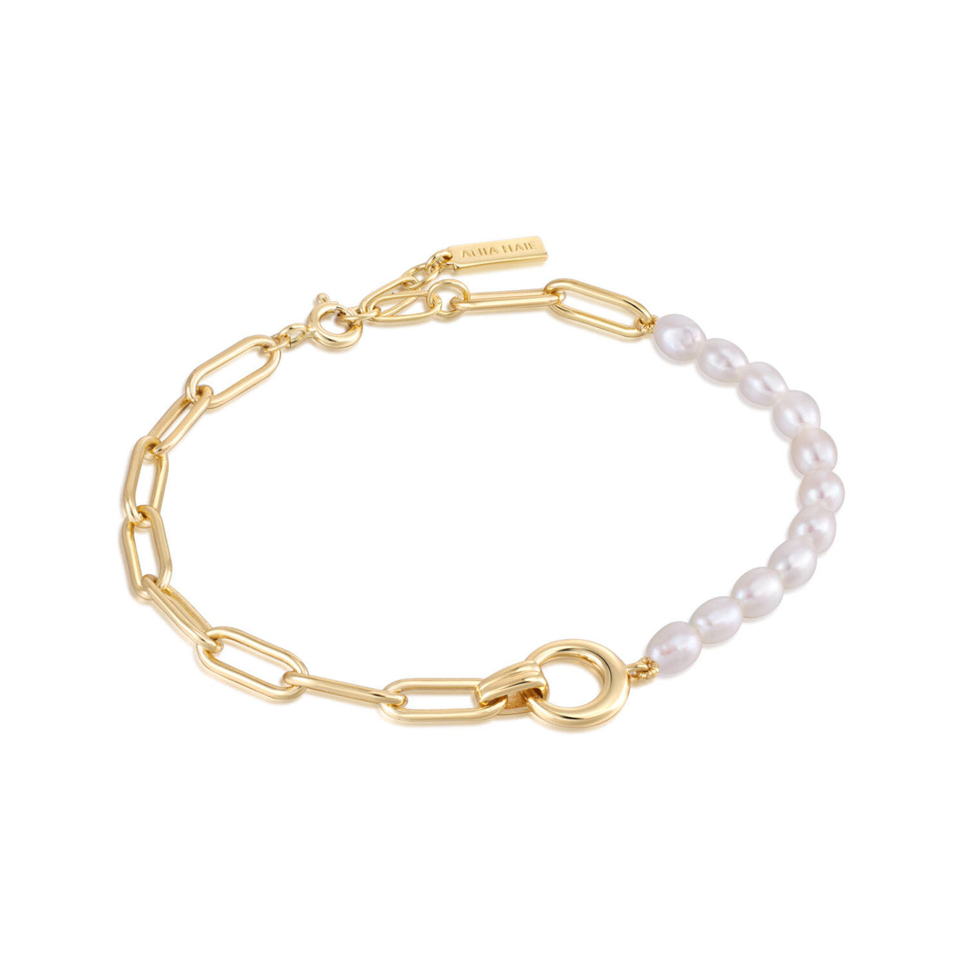 Ania Haie Pearl Power Gold Bracelet AH-B043-02G