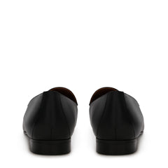 Isabel Bernard Vendôme Fleur Zwarte Leren Loafers Van Kalfsleer IB51000-01-36
