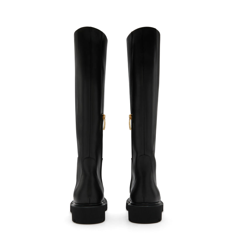 Isabel Bernard Vendôme Riva Zwarte Kalfsleren Laarzen IB54004-01-42-zoom-