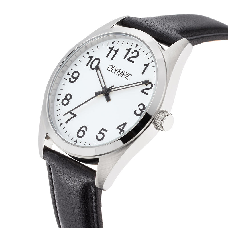 Olympic Marcel Zilverkleurig Herenhorloge OL89HSL061-zoom-