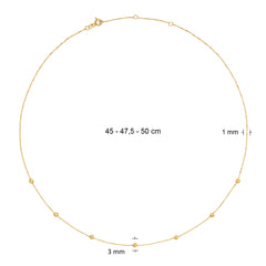 Jackie Gold Rembrandt 14 Karat Gold Necklace JKN25.554