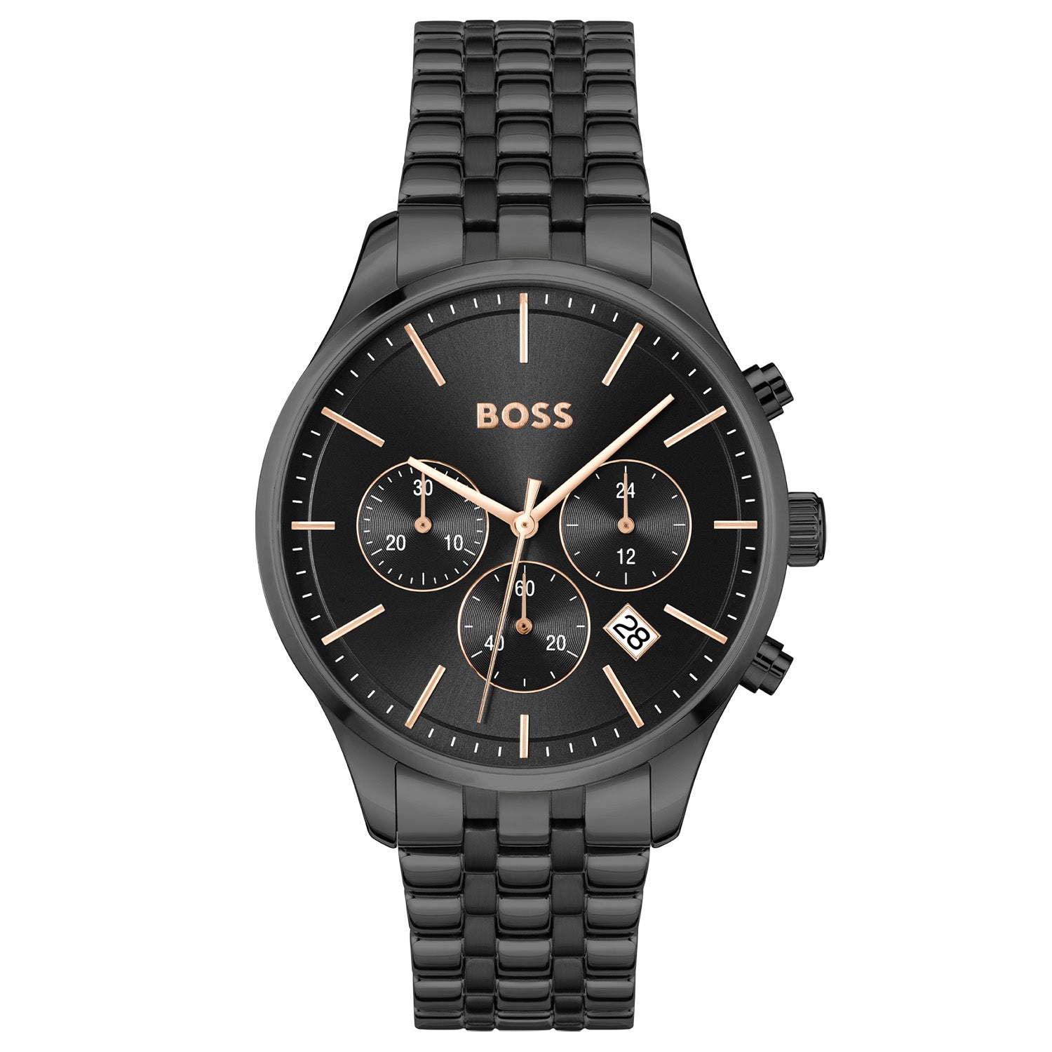 Hugo Boss AVERY Zwart Heren Horloge 2002-HB1514256