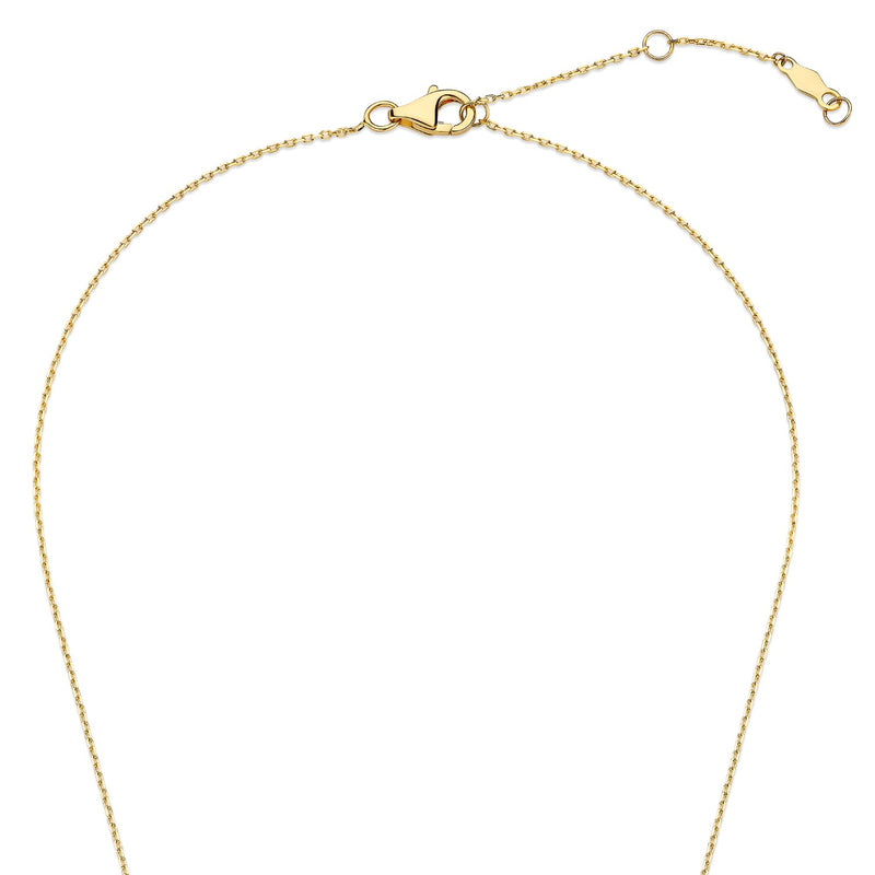 Isabel Bernard De la Paix Hanaé 14 karaat gouden collier | diamant 0.08 ct | IBD350007-zoom-