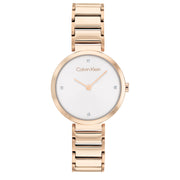 Calvin Klein Minimalistic T-bar Grijs Dames Horloge 2002-CK25200140