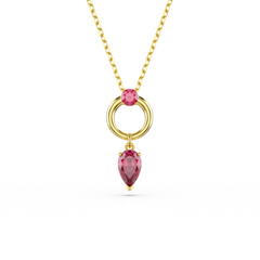 Swarovski Mesmera Gold Coloured Necklace 5732487
