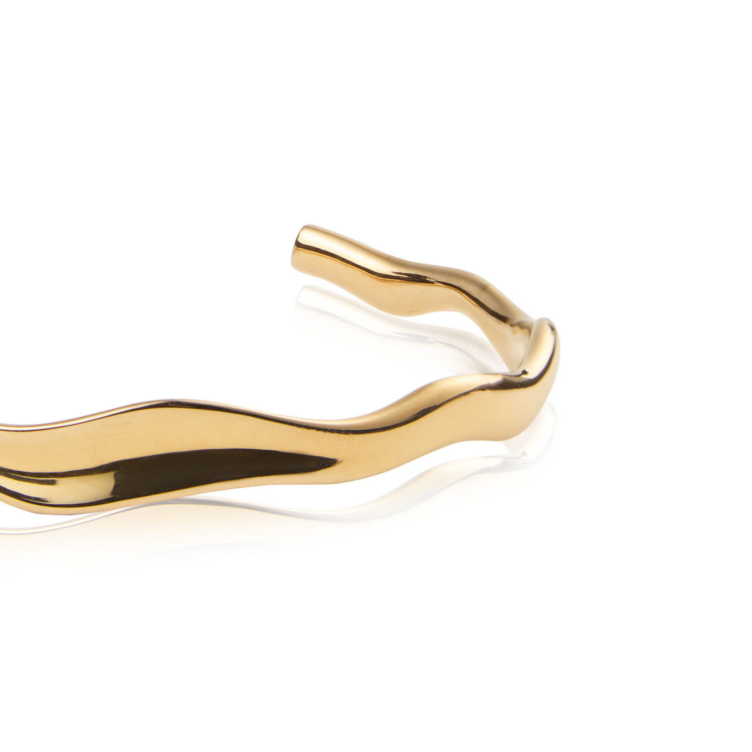 Mockberg Wavy Bolded Cuff Bracelet MB0173