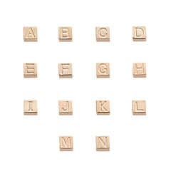 Isabel Bernard La Concorde Felie 14 Carat Rosegold cube Initial Charm IB350047-Z