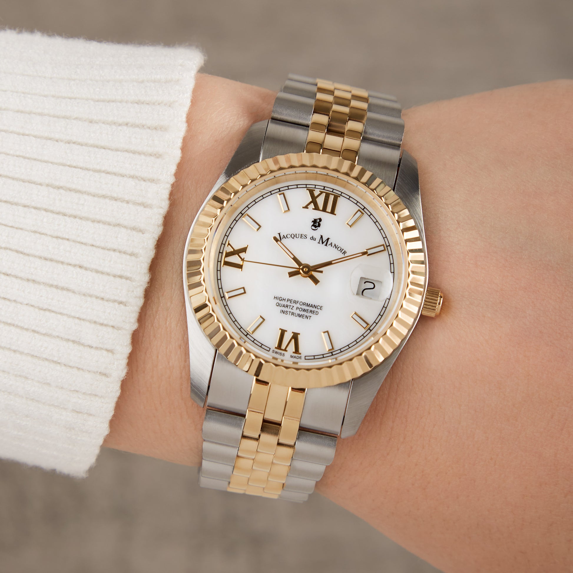 Jacques du Manoir Inspiration Prestige Gold Watch JWL01303