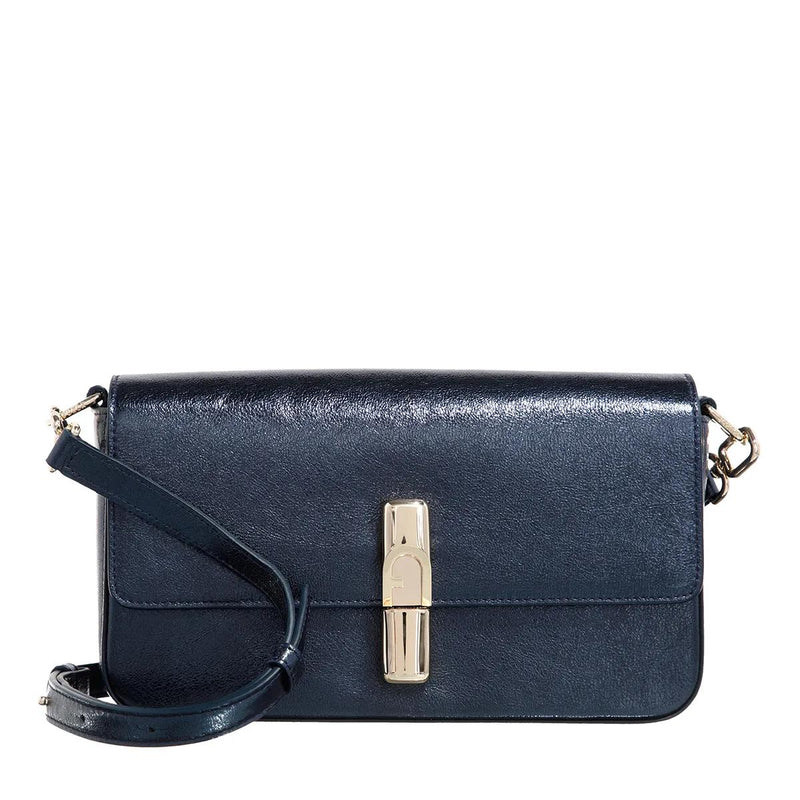 Furla Iride Grey Leather Crossbody bag 2001-A0629228-zoom-