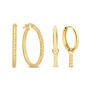 Isabel Bernard Cadeau d´Isabel 14 Karaat Gouden Oorbellen Set IB90133
