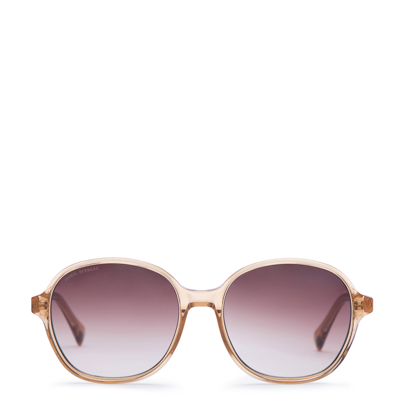 Isabel Bernard La Vilette Transparent Brown Sunglasses IB380010-14-14-zoom-