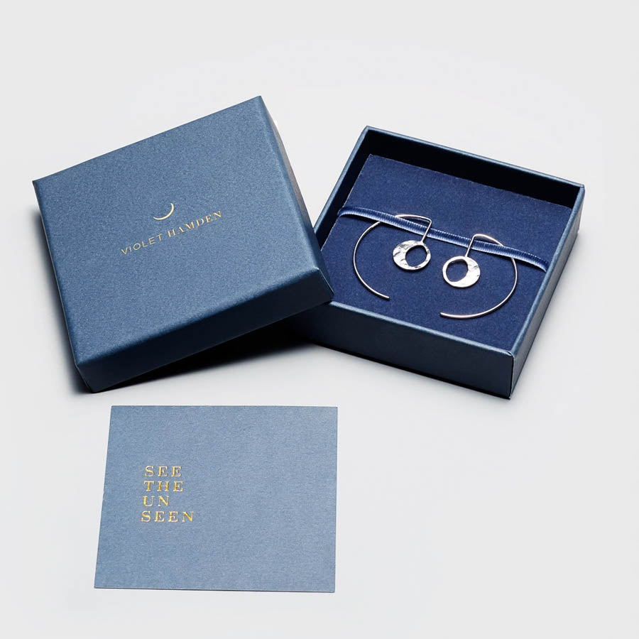 Violet Hamden Luminous Luna Silver Earrings VH10113