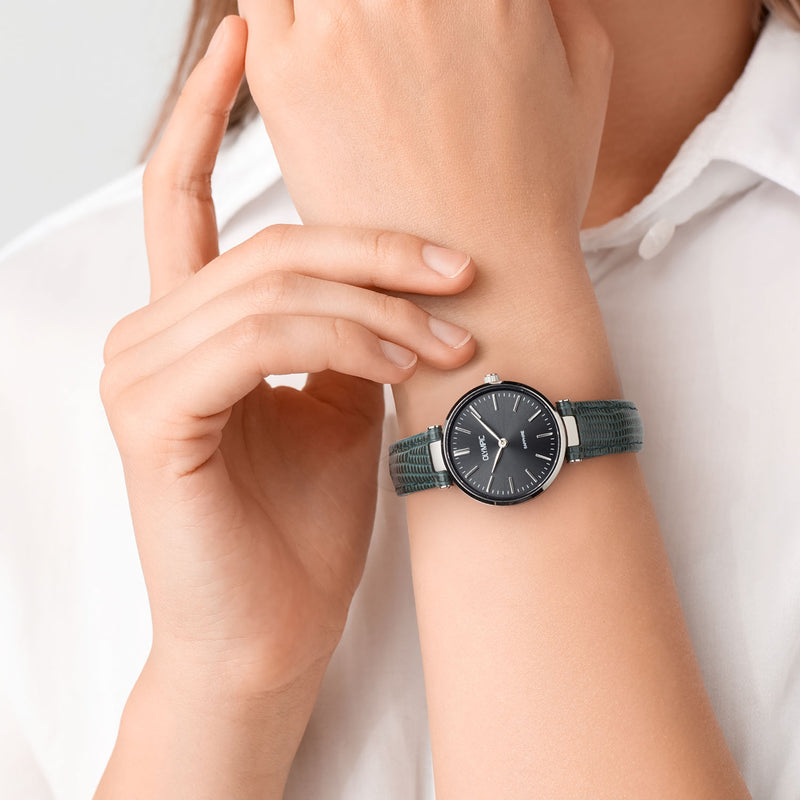 Olympic Titanium Grijs Dameshorloge OL80DTL002-zoom-