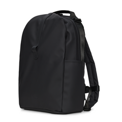 Rains Black Clip Front Backpack R14890-01
