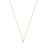 Isabel Bernard De la Paix Eloise 14 karaat gouden collier met diamant 0.15 karaat IBD350026