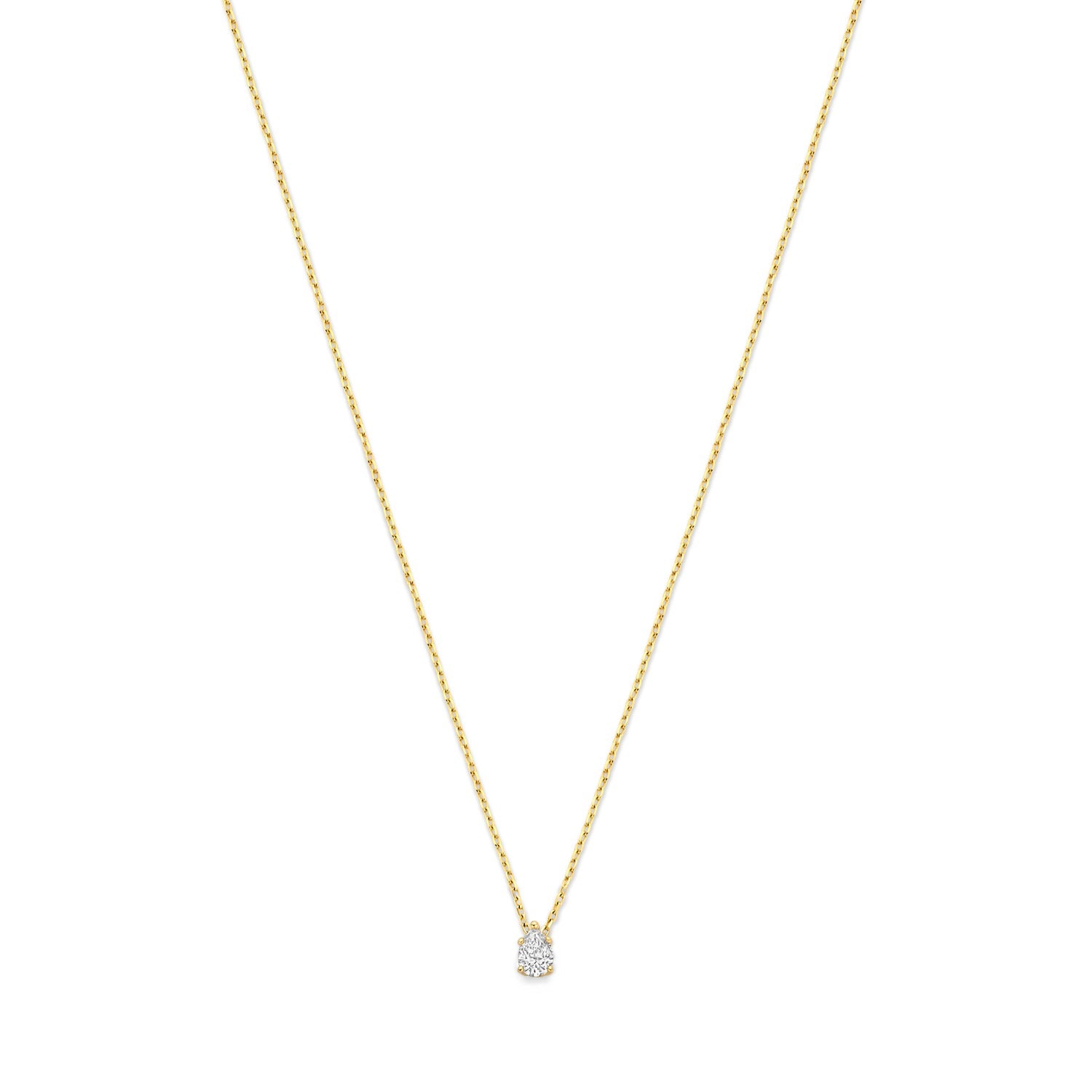 Isabel Bernard De la Paix Eloise 14 karat gold necklace with diamond 0.15 carat IBD350026