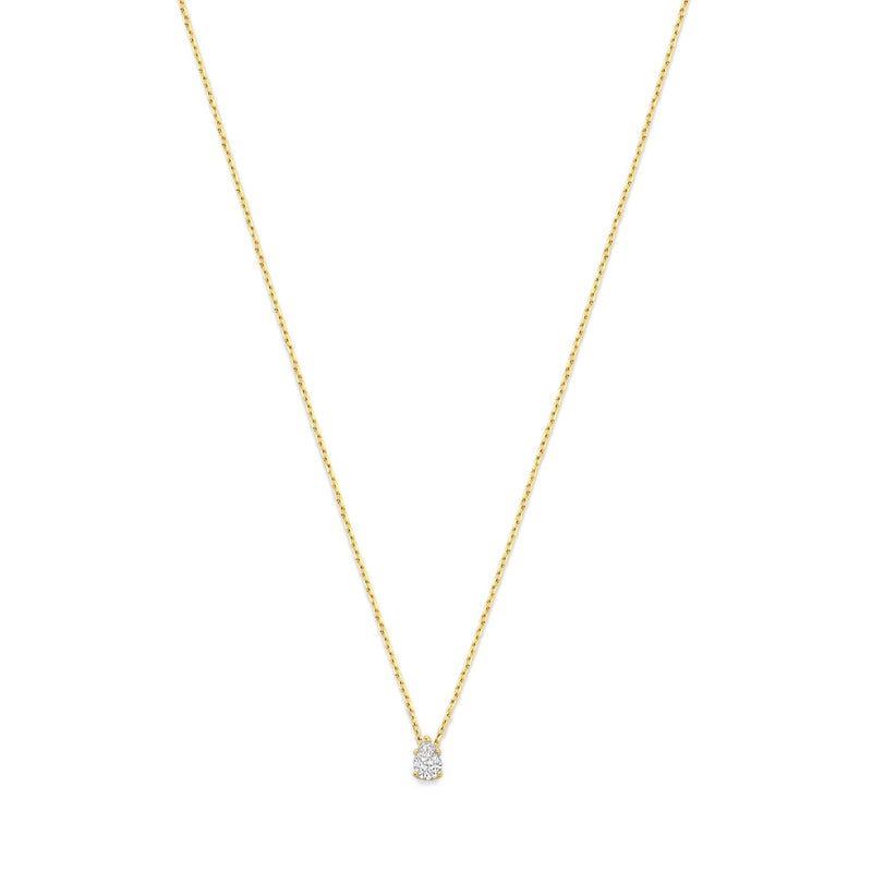 Isabel Bernard De la Paix Eloise 14 karaat gouden collier met diamant 0.15 karaat IBD350026-zoom-
