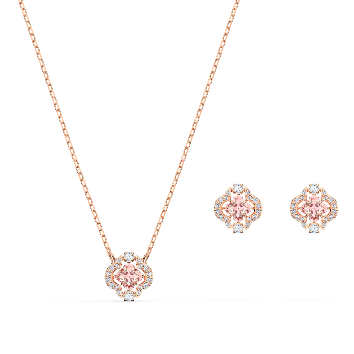 Swarovski Sparkling Rose gold Earrings 5516488
