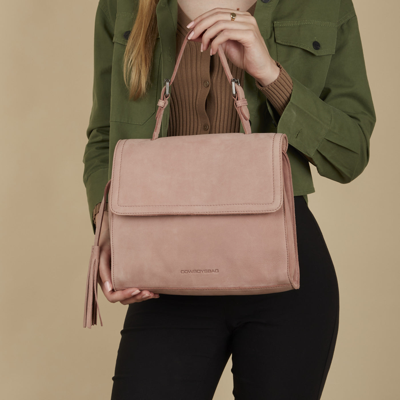 Cowboysbag Pink Handbag 3382-000635