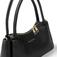 Isabel Bernard Honoré Eve Black Calfskin Leather handbag IB21133-001