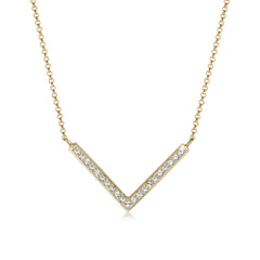 Elli 925 Sterling Silver Link Chain Necklace 2004-BF-0008014-001