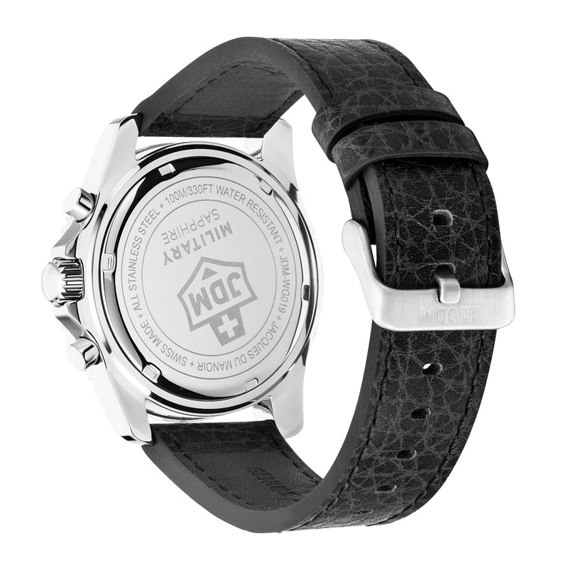 JDM Military Sierra Chrono Zwart Herenhorloge JDM-WG019-05-zoom-