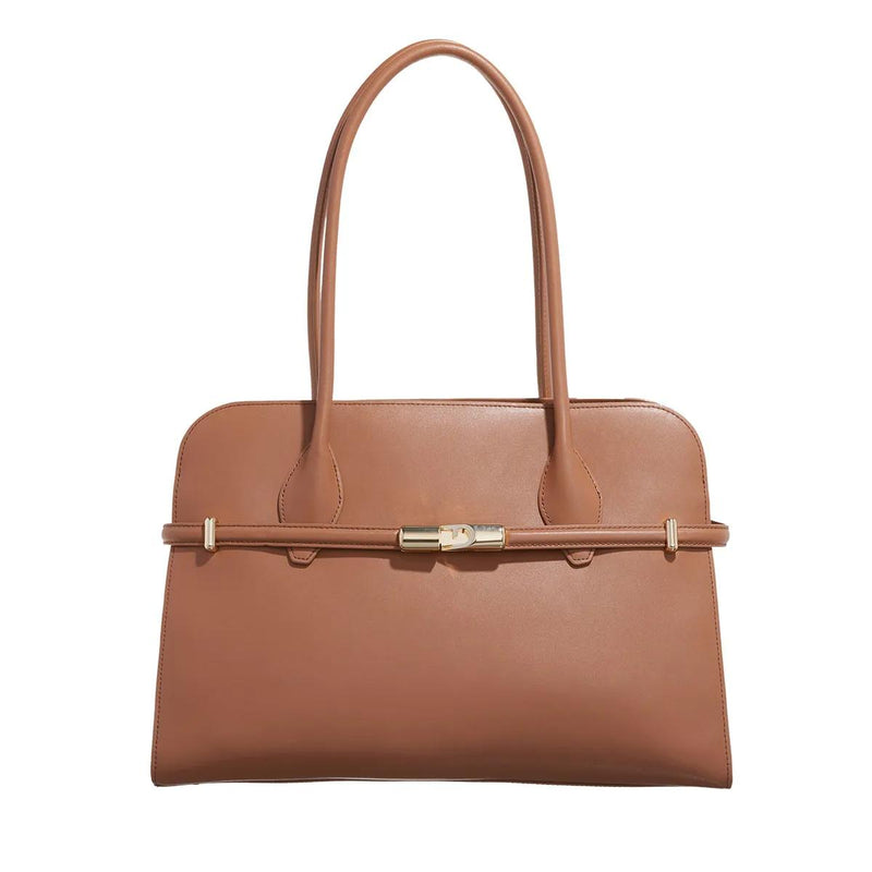 Furla Goccia Brown Leather Shoulder bag 2001-A0630150-zoom-