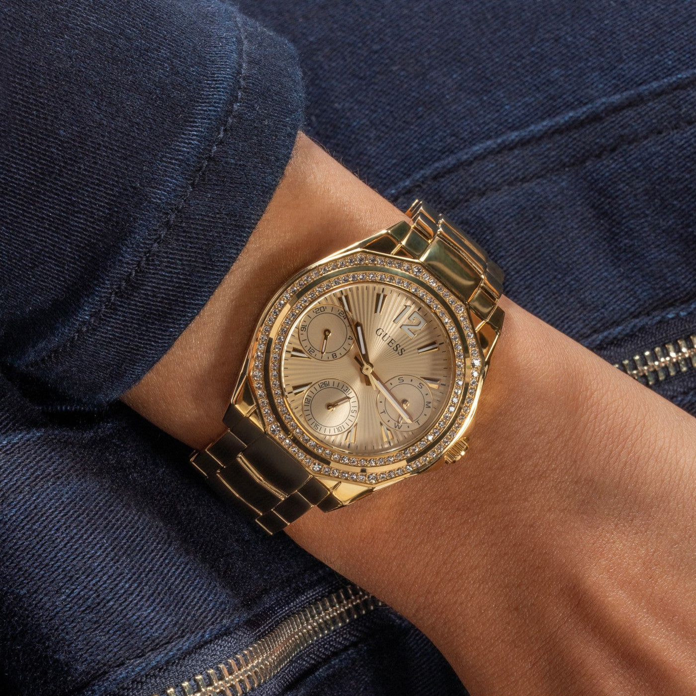 Guess Ritzy Gold Watch GW0685L2