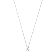 Isabel Bernard Saint Germain Chloé 14 Karaat Witgouden Initial Ketting IB340061-A