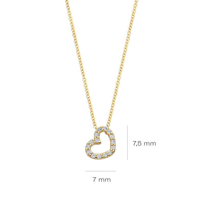 Blush 14 karaat Gouden Ketting 3072YZI-zoom-