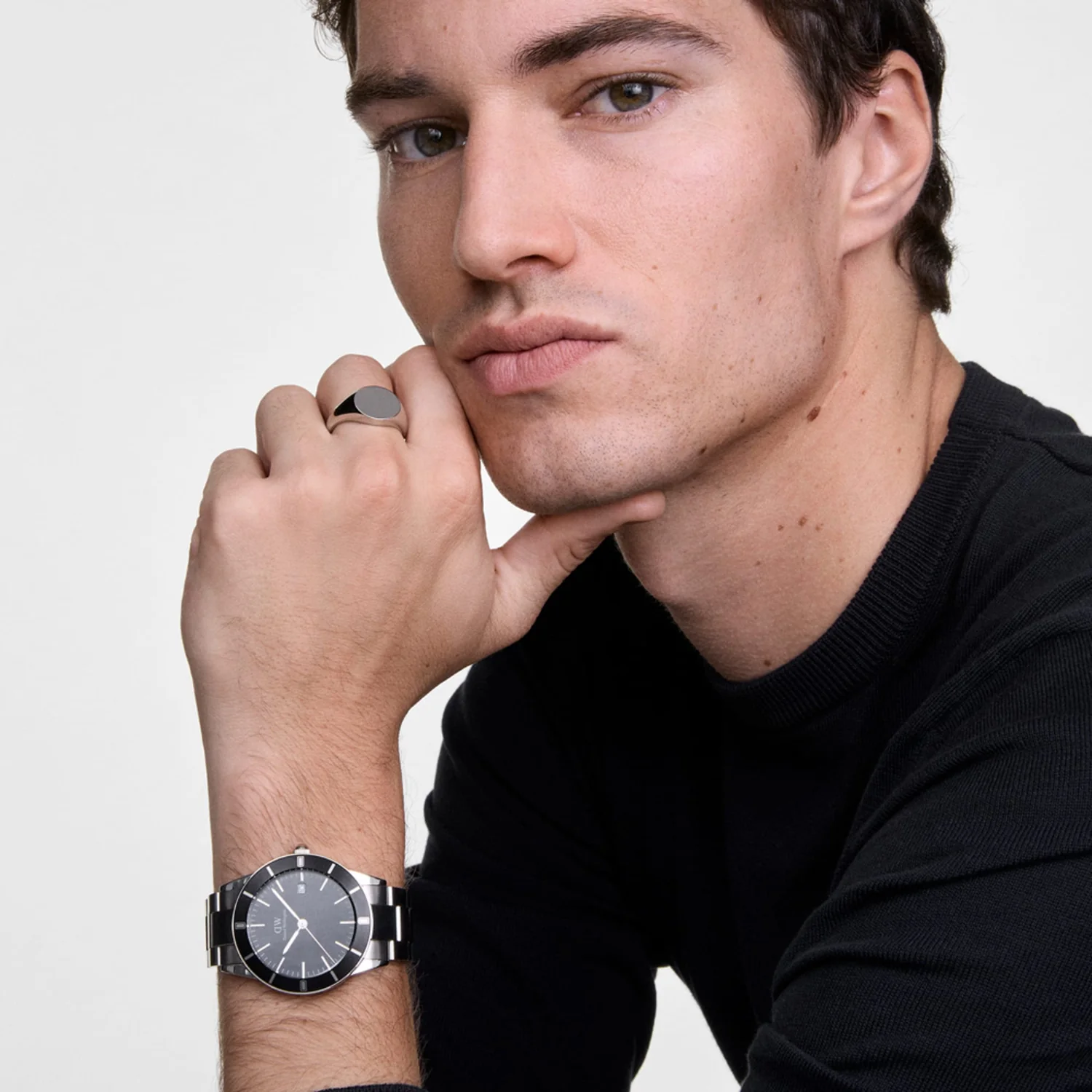 Daniel Wellington Iconic Paradigma Black Enamel Men's Watch DW00100822