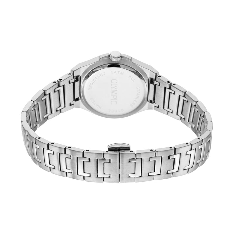 Olympic Momentum Zilveren Dameshorloge OL66DSS025-zoom-