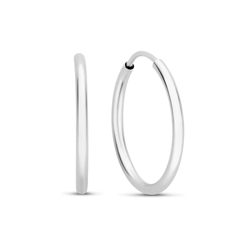 Isabel Bernard Cadeau d'Isabel 14 karaat witgouden oorbellen set IB90076-zoom-