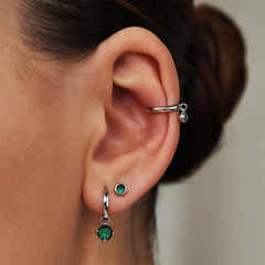 Violet Hamden Venus 925 Sterling Zilveren Ear Cuff Met Geboortesteen VH370001-JUN