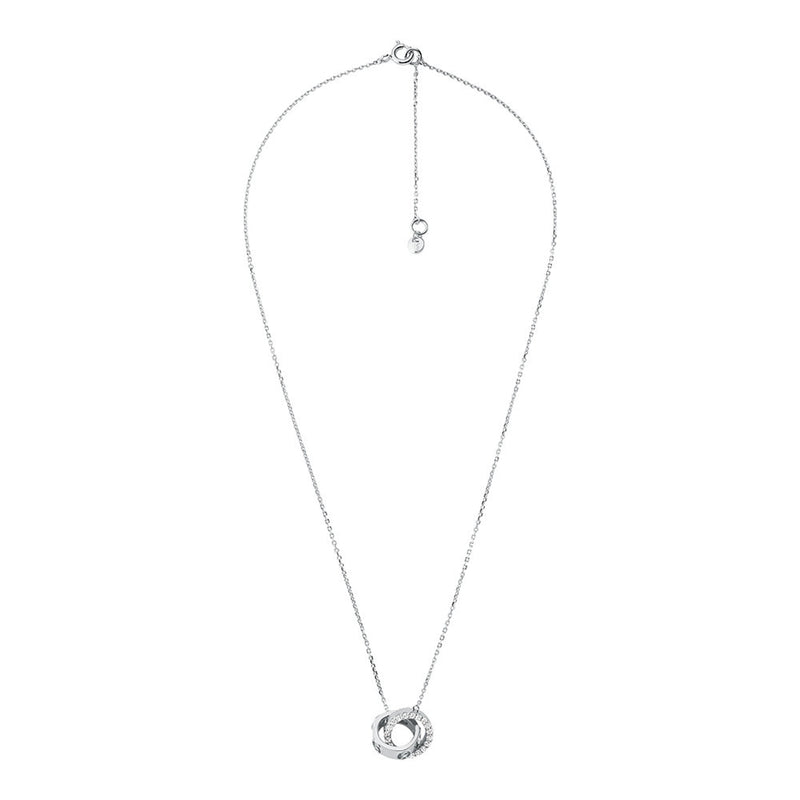 Michael Kors Premium 925 Sterling Silver Necklace MKC1554AN040 (Length: 40.60 - 45.70 cm)-zoom-