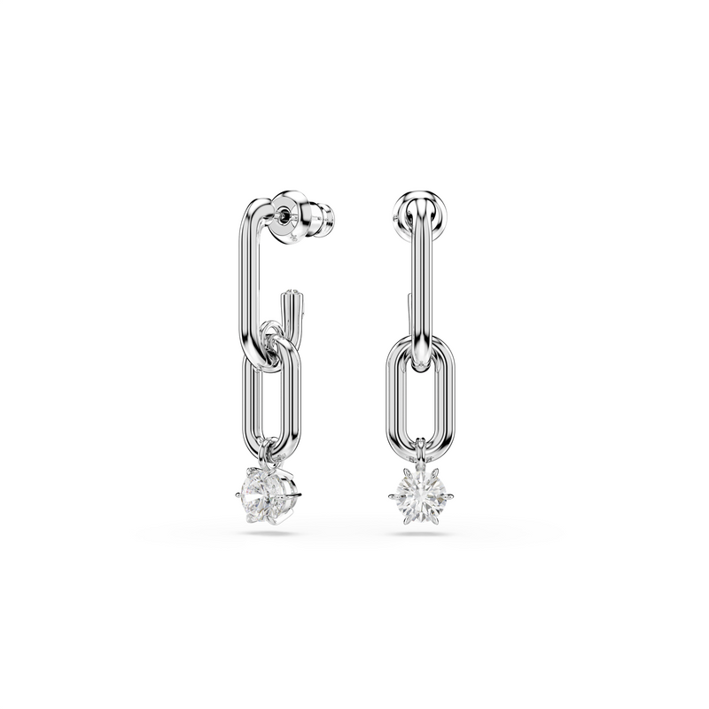 Swarovski Constella Silver Earrings 5728584-zoom-
