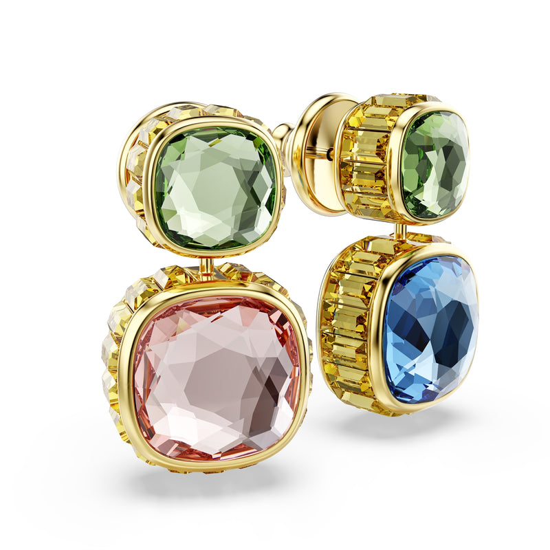 Swarovski Chroma Gold Coloured Ear studs 5692492-zoom-