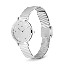 Daniel Wellington Petite&Quadro Mini Reflection Silver Women's Watch DW00100796