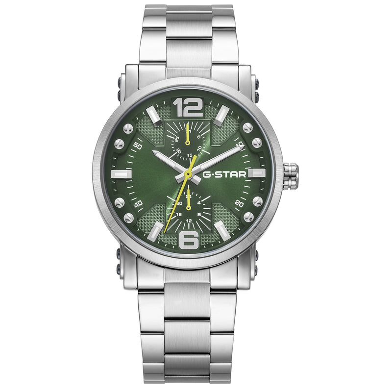 G-STAR Rovic Zilverkleurig Stalen Herenhorloge GSW.509.06-zoom-