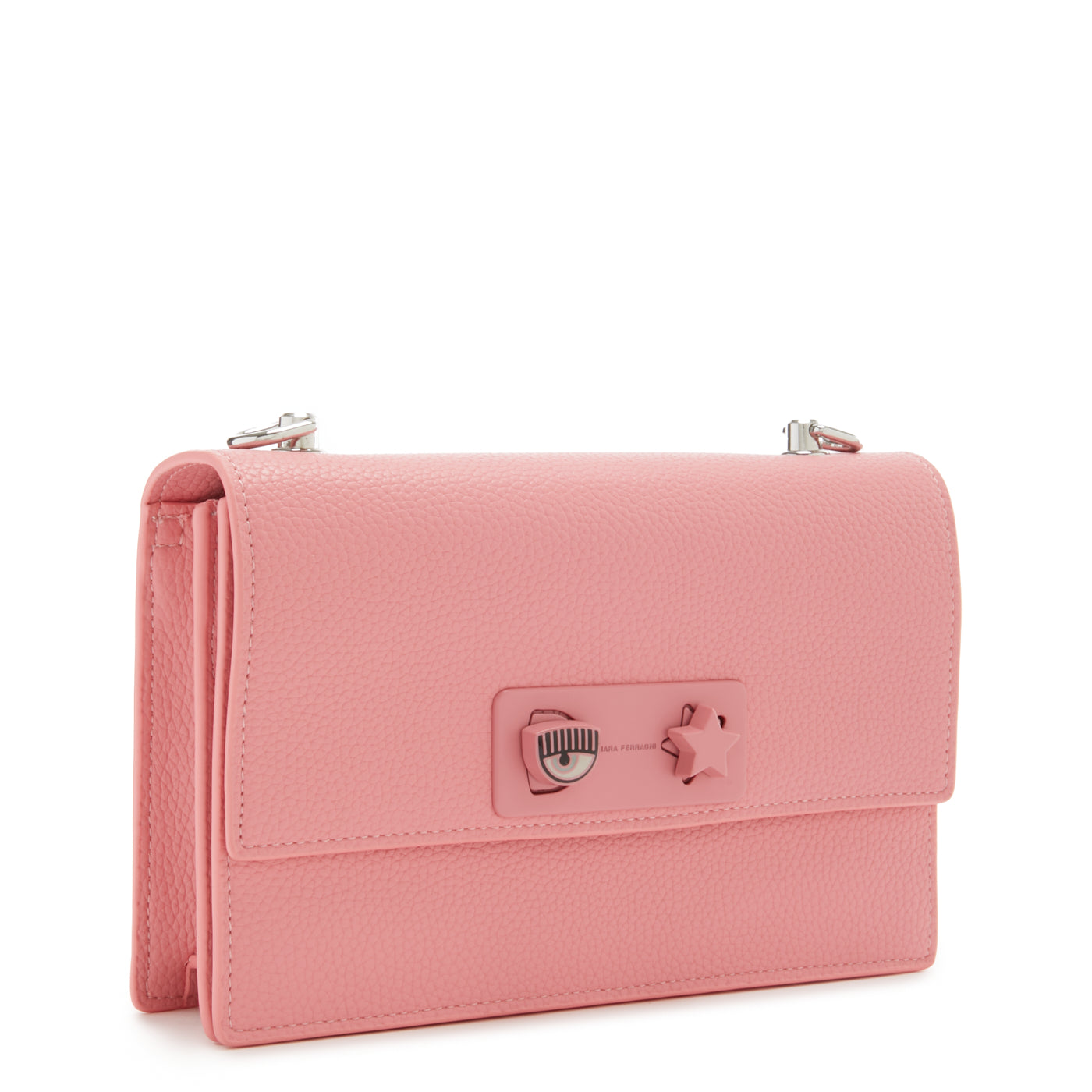 Chiara Ferragni Eye Star Pink Crossbody Bag 75SB4BE8-ZS529-428