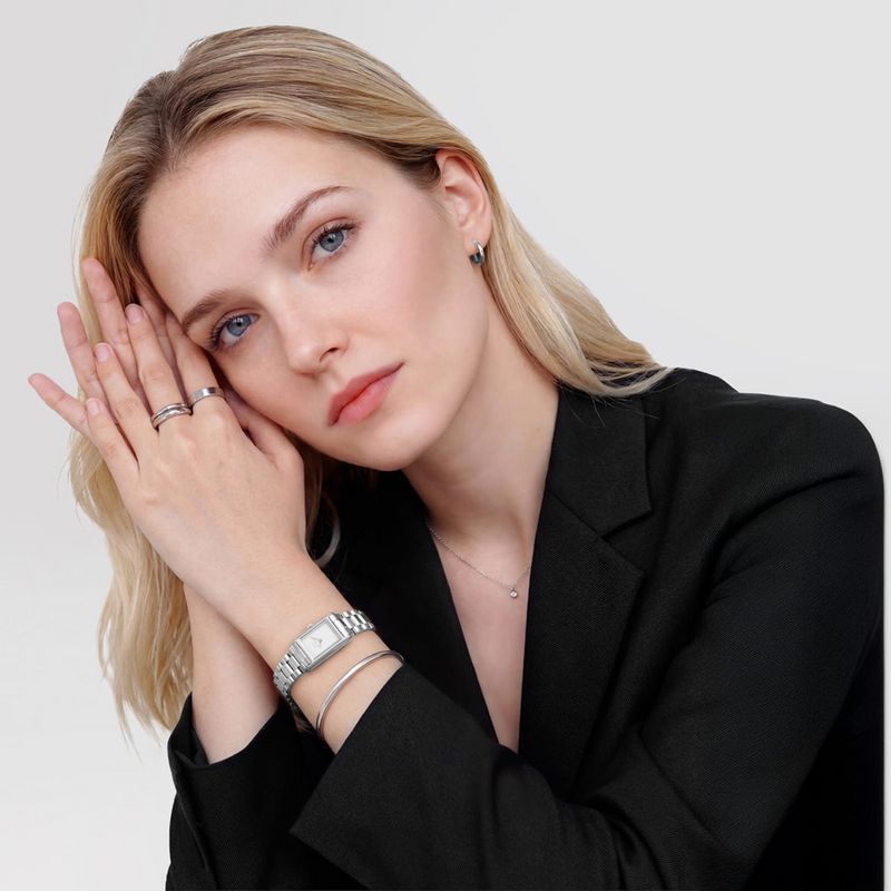 Daniel Wellington Bound Mini 3-Link Zilverkleurig Dameshorloge DW00100930-zoom-