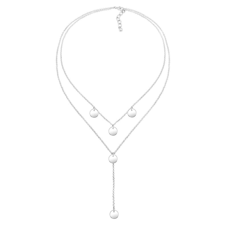 Elli 925 Sterling Silver Layered Y Chain Necklace 2004-BF-0007677-001-zoom-