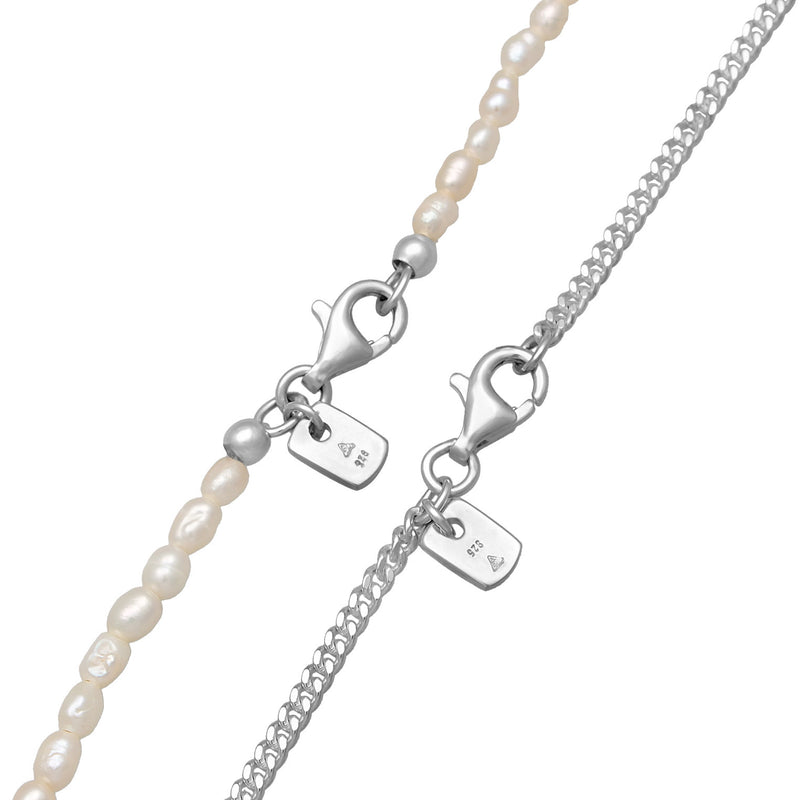 Kuzzoí 925 Sterling Silver Pearl Necklace 2004-BF-0007538-001-zoom-