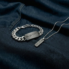 G-STAR Incisio Silver-Tone Necklace GSJ.106.01